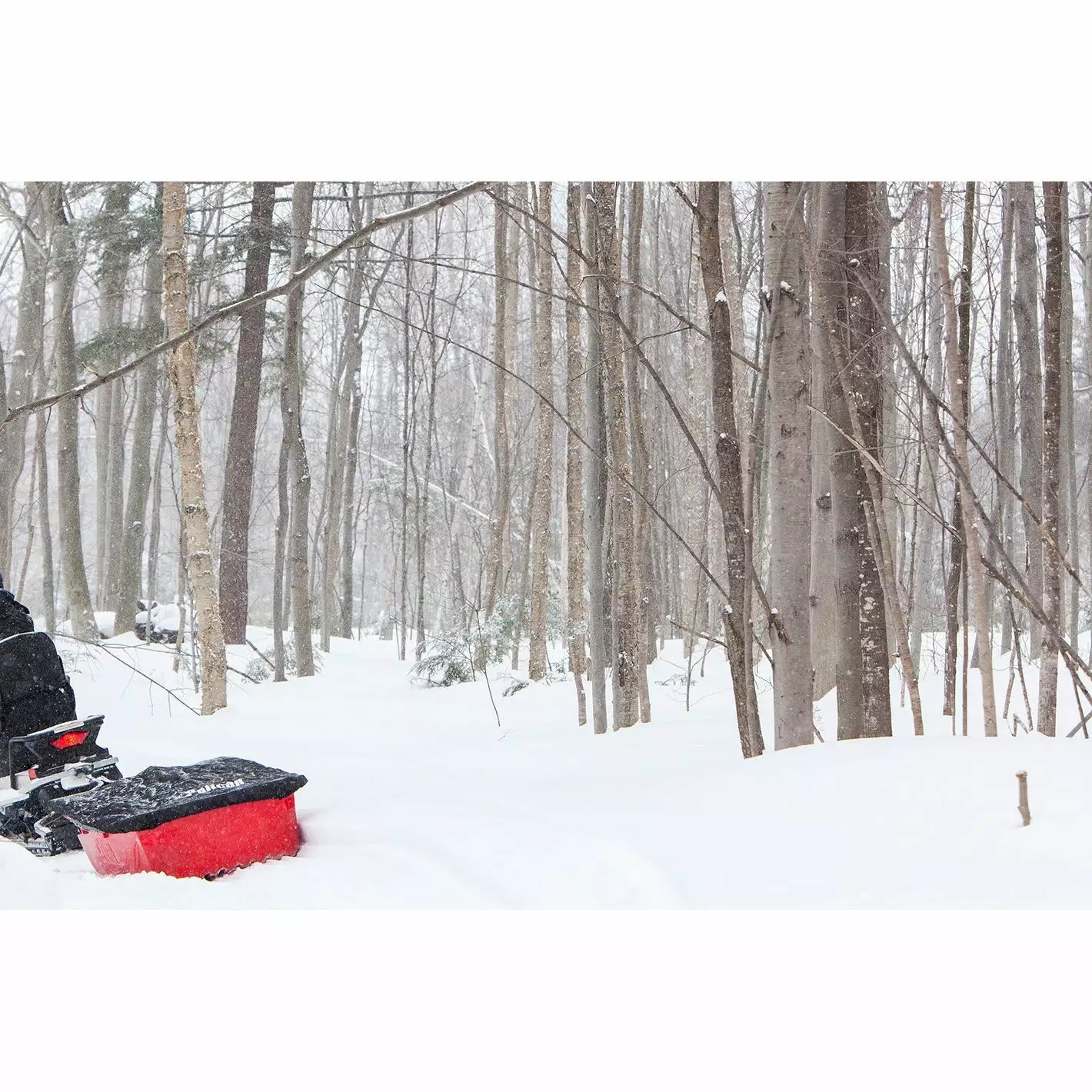 Pelican Sport Trek Sport 82 Utility Sled With Runners, Tow Hitch & Travel Cover - Image 3